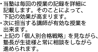 勉強の進捗度合いを考慮し、スケジュールの調整をしていきます